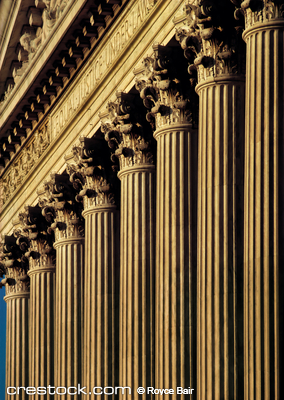 U.S. Supreme Court Building facade and columns